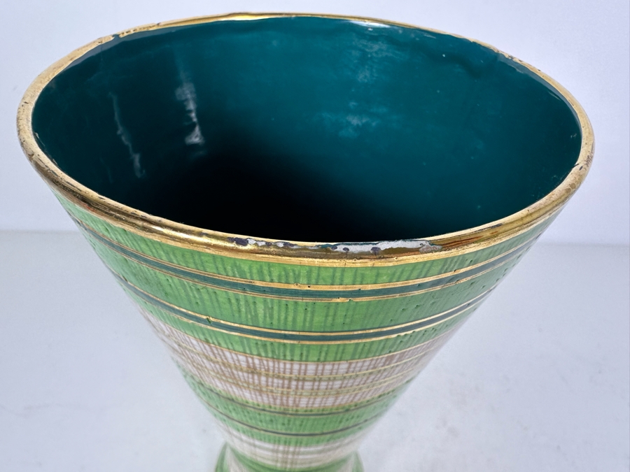 Vintage Mid-Century Modern Italian Cermaic Vase 10'H [Photo 7]