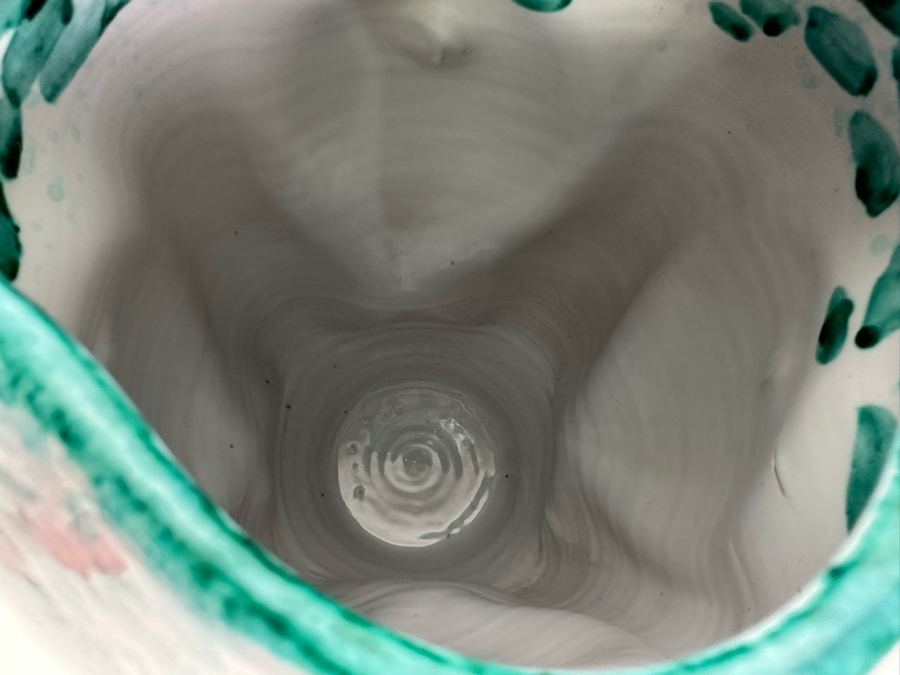 Aldo Londi Artist Signed Mid-Century Modern Bitossi Italian Ceramic Pottery Vase Handmade Personally By Aldo Londi 10.5'H [Photo 10]