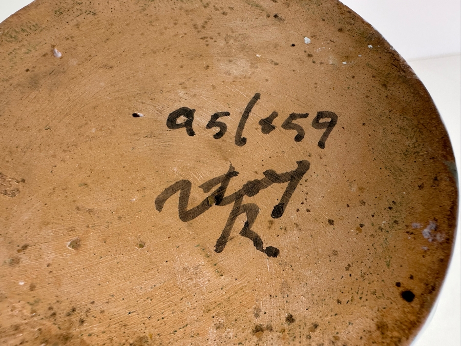 Aldo Londi Artist Signed Mid-Century Modern Bitossi Italian Ceramic Pottery Vase Handmade Personally By Aldo Londi 10.5'H [Photo 13]