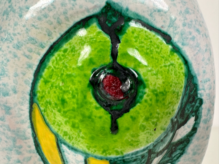 Aldo Londi Artist Signed Mid-Century Modern Bitossi Italian Ceramic Pottery Vase Handmade Personally By Aldo Londi 10.5'H [Photo 15]