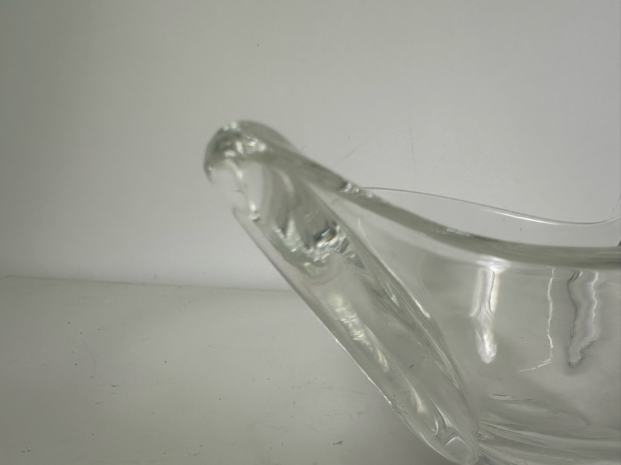 Signed Stueben Glass Centerpiece Bowl 12'W X 6.5'D X 4.5'H [Photo 5]