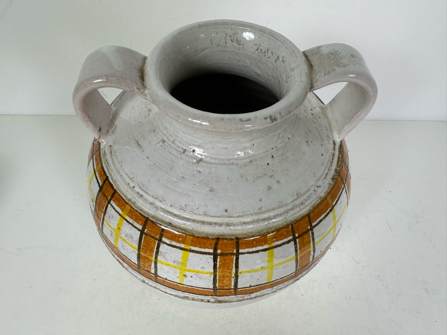 Mid-Century Modern Aldo Londi For Rosenthal Netter Art Pottery Urn Vase 8.5'H [Photo 11]