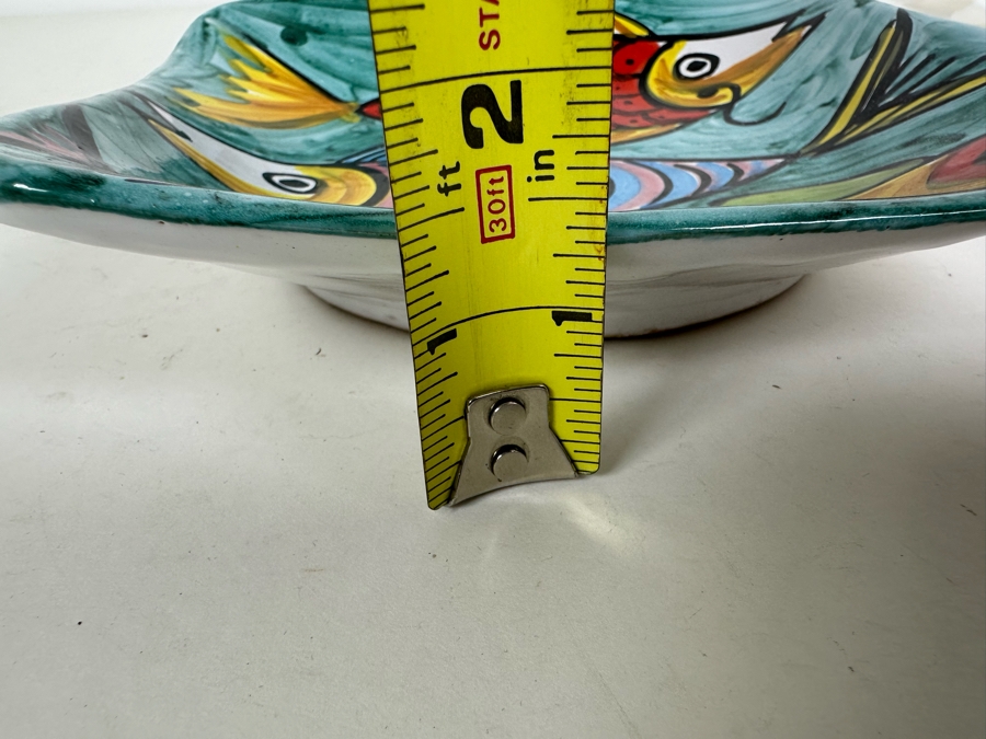 Vintage Hand Painted Italian Plate 7.5'W [Photo 5]