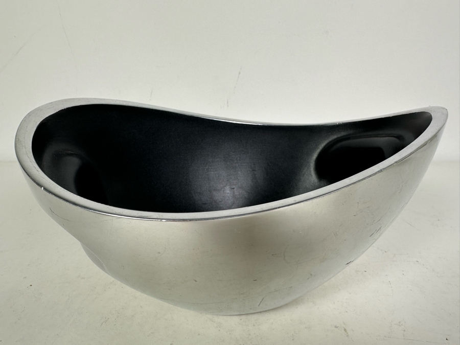 Neil Cohen For Nambe Centerpiece Bowl MT010 2008 L401 9.25'W X 6.25'D X 4.5'H [Photo 4]