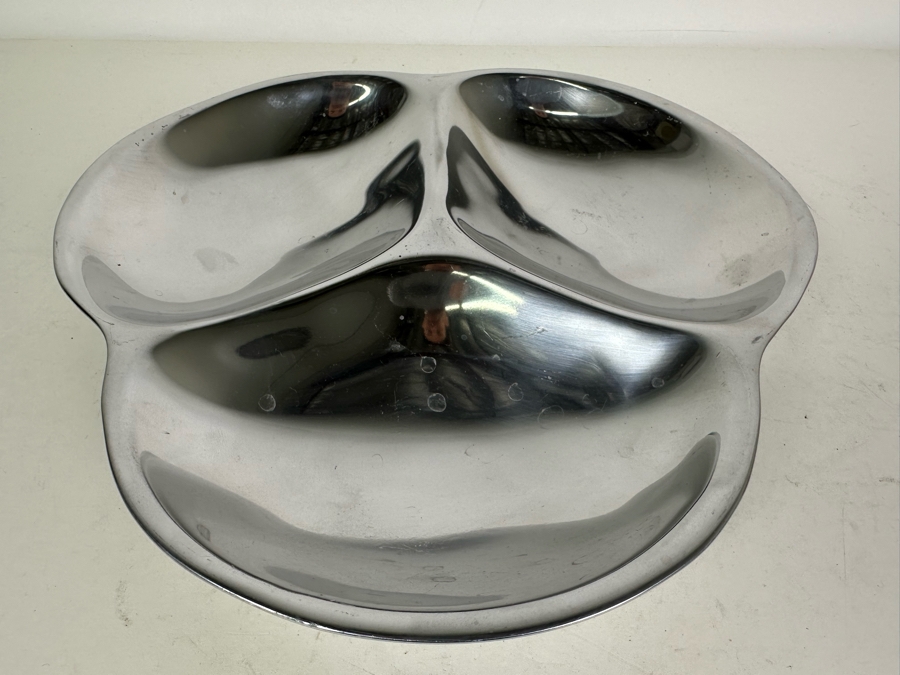 Nambe Classic Design Separated Dish 589A 11'W X 1.75'H [Photo 4]