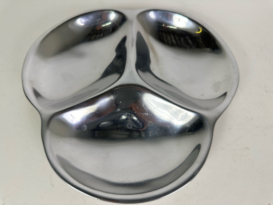 Nambe Classic Design Separated Dish 589A 11'W X 1.75'H [Photo 3]