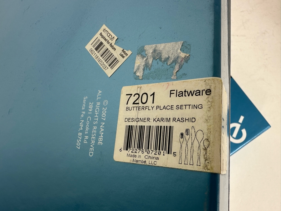 Pair Of New Nambe Butterfly Flatware Place Settings Karim Rashid [Photo 6]