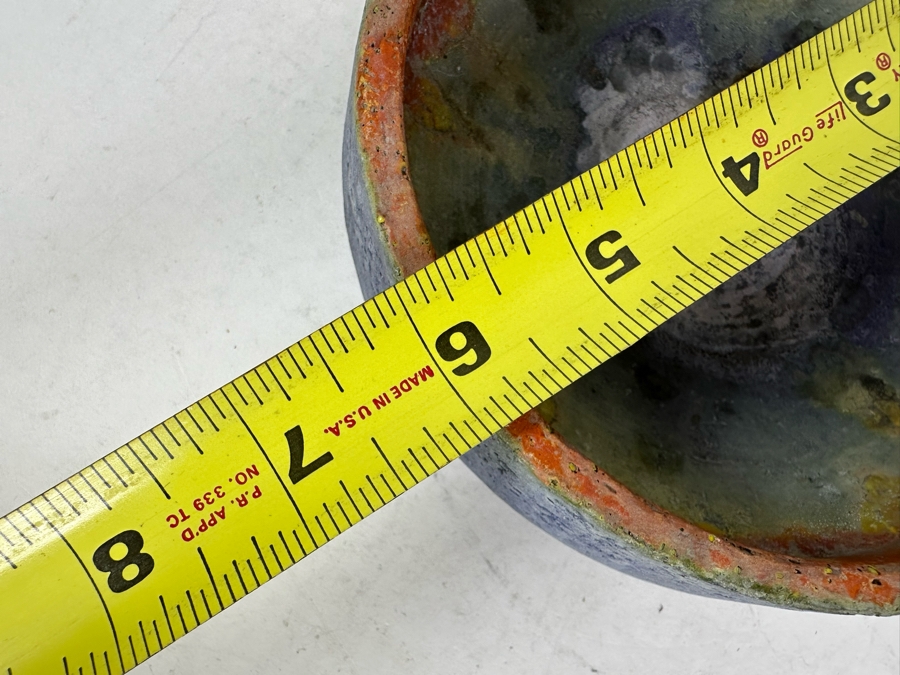 Vintage MCM Italian Signed Fantoni Raymor Pottery Ceramic Ashtray 6'W X 2'H [Photo 10]