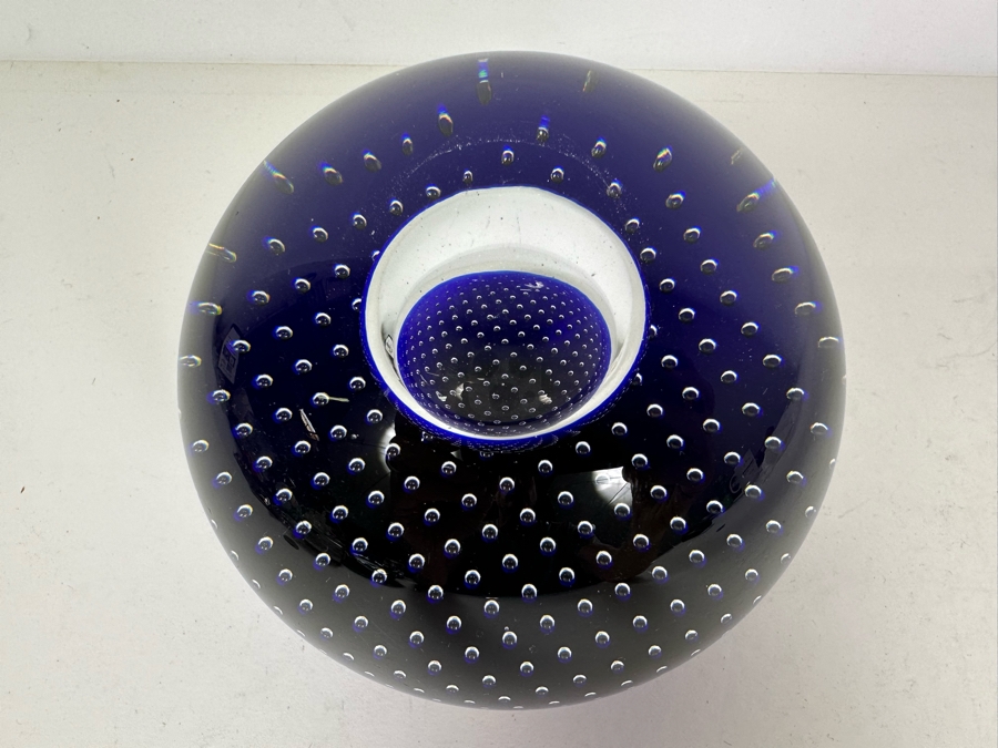 Handmade Jaroslav Svoboda Karlov Paperweight Czech Republic 4'H Retails $140 [Photo 5]