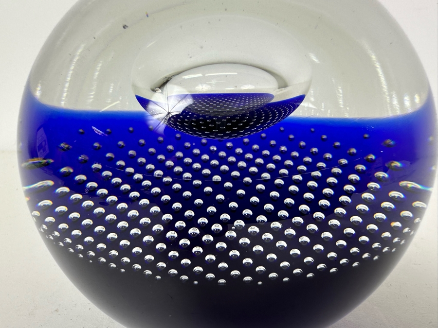 Handmade Jaroslav Svoboda Karlov Paperweight Czech Republic 4'H Retails $140 [Photo 3]