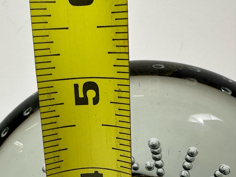 Artist Signed Art Glass Sculpture Paperweight 5.5'W X 5'H [Photo 13]