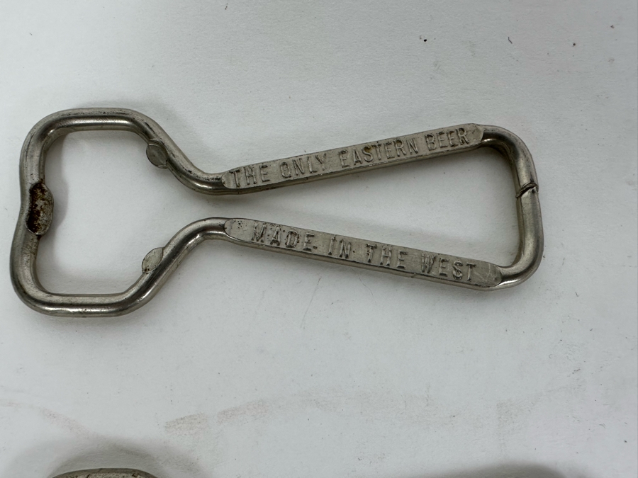 Collection Of Six Vintage Advertising Bottle Openers & Lady Bottle Opener [Photo 5]