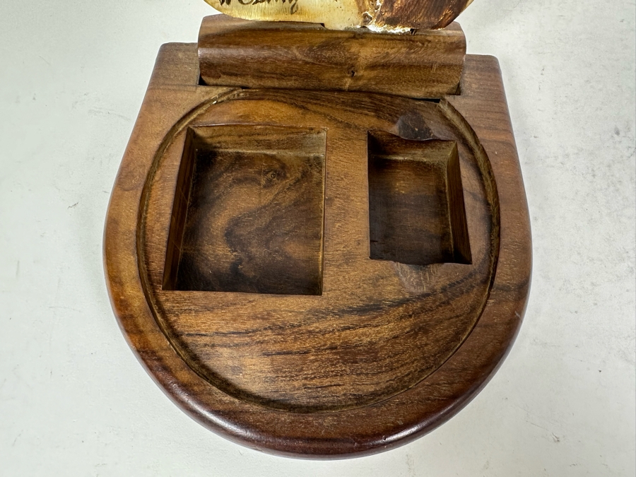 Carved Shell / Painted Shell On Reverse Box With Hidden Compartments 6'W X 7'H [Photo 7]