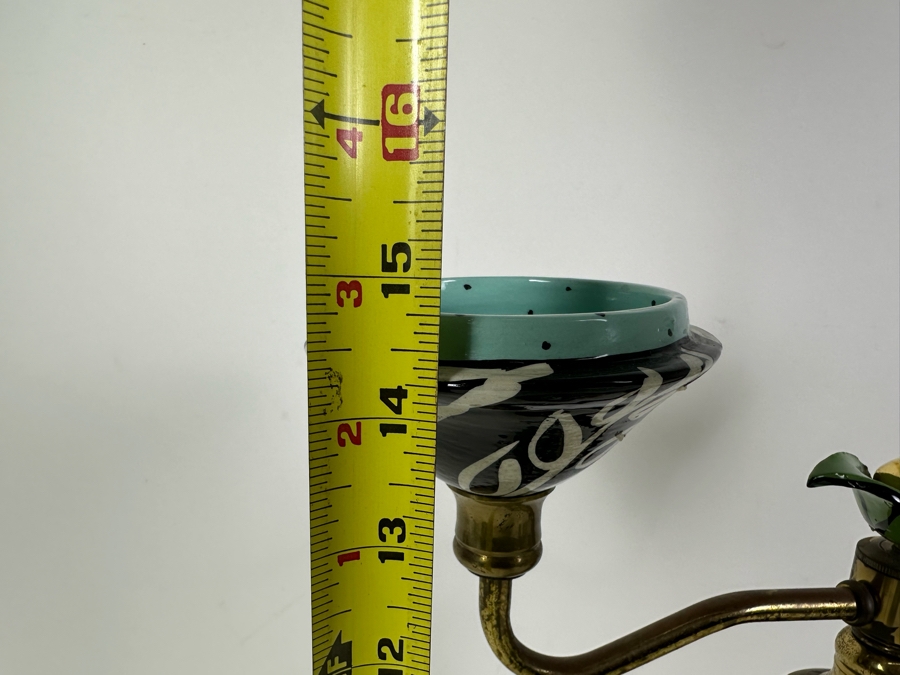 Hand Painted Candelabra 15'H [Photo 7]