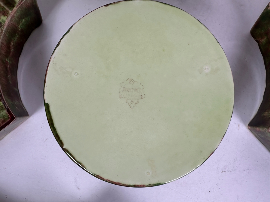 Vintage Ceramic Chip and Dip Serving Dish, Signed 15'W [Photo 5]