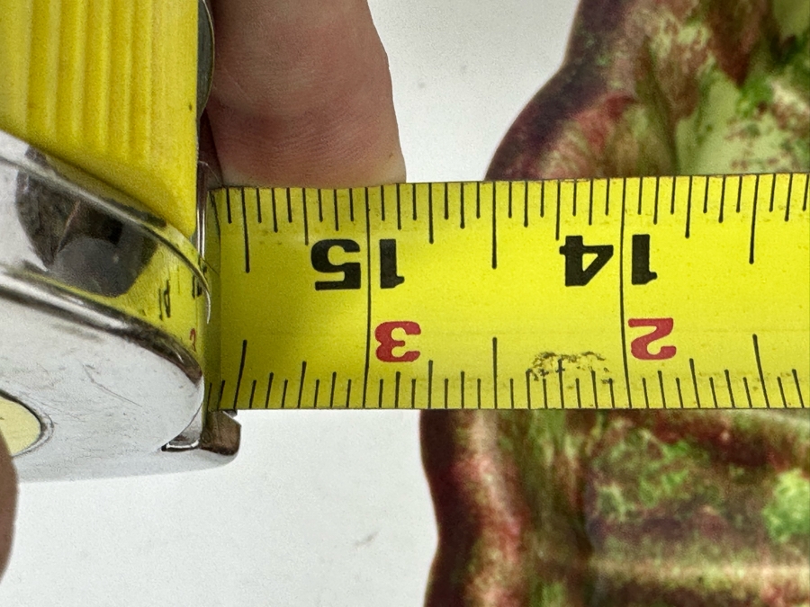 Vintage Ceramic Chip and Dip Serving Dish, Signed 15'W [Photo 8]