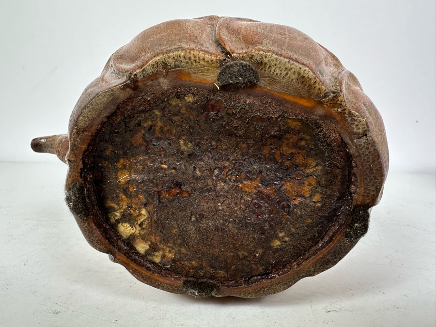 Bamboo Handled Carved Wooded Teapot/Pitcher 11'H [Photo 7]