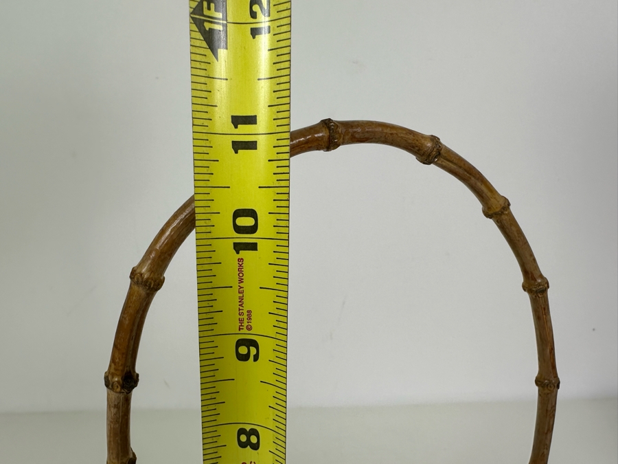 Bamboo Handled Carved Wooded Teapot/Pitcher 11'H [Photo 9]