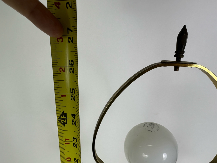 Vintage Mid-Century Brass Dragon Wrapped Lamp 27.5'H [Photo 17]