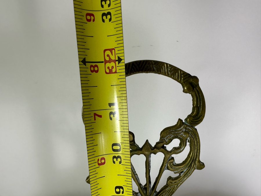 Vintage Brass Peacock Fireplace Screen 46'W x 32'H [Photo 7]