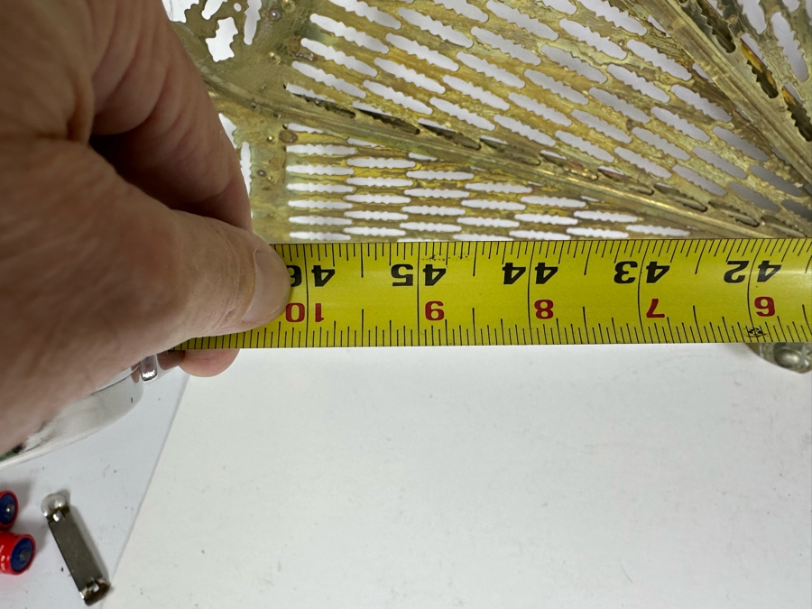 Vintage Brass Peacock Fireplace Screen 46'W x 32'H [Photo 6]