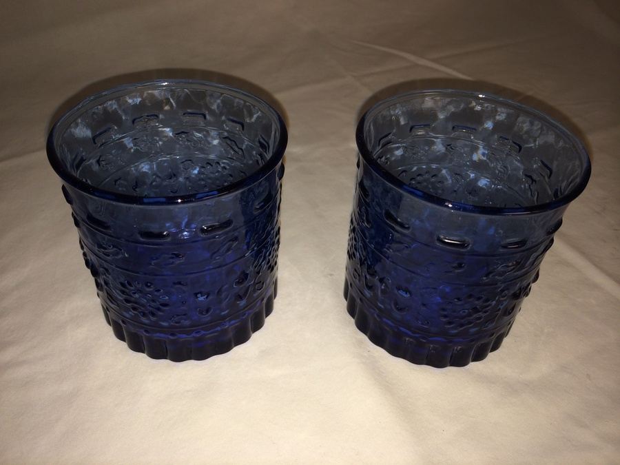 (6) Blue Glass Lot [Photo 3]