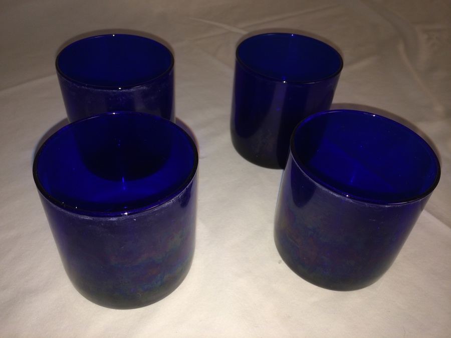 (6) Blue Glass Lot [Photo 2]