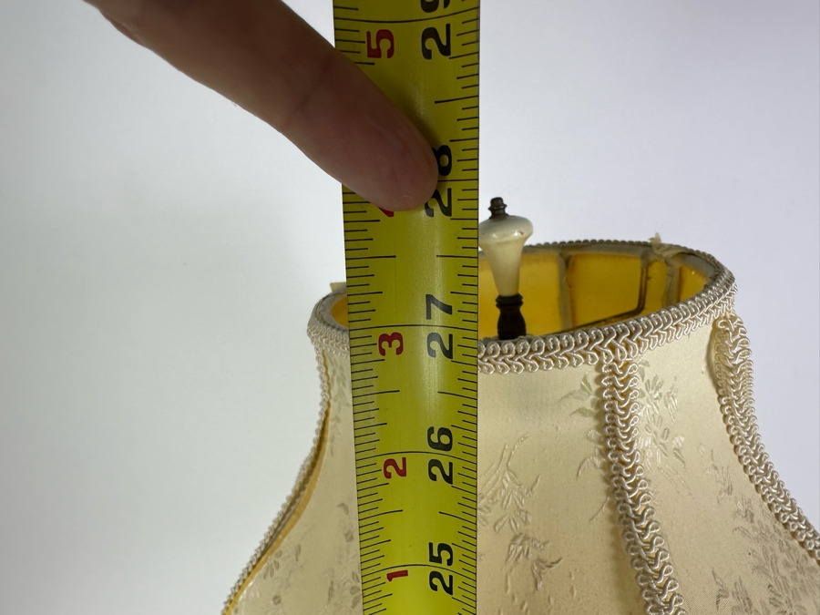 Mid-Century Ceramic Asian Lady Lamp 27'H  [Photo 12]