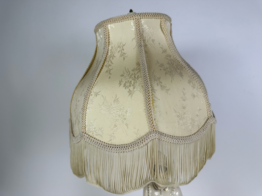 Mid-Century Ceramic Asian Lady Lamp 27'H  [Photo 10]