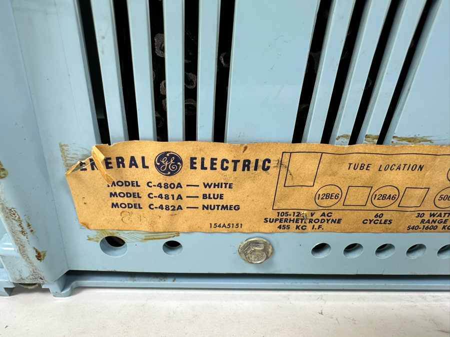 1959 GE Model 914D AM Vacuum Tube Clock Tested and Working 12.5W x 7D x 7H  [Photo 8]