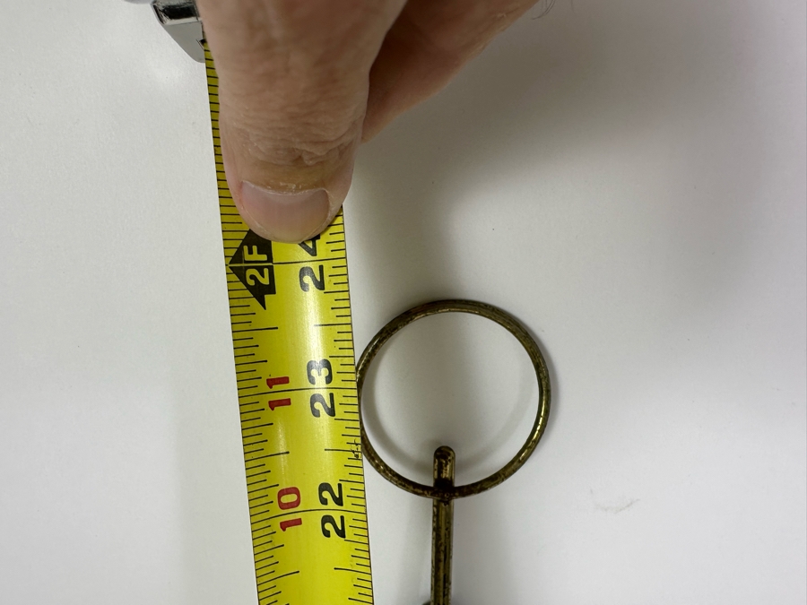 Mid-Century Wood and Metal Clock, Not Working 24'H x 19'W [Photo 7]