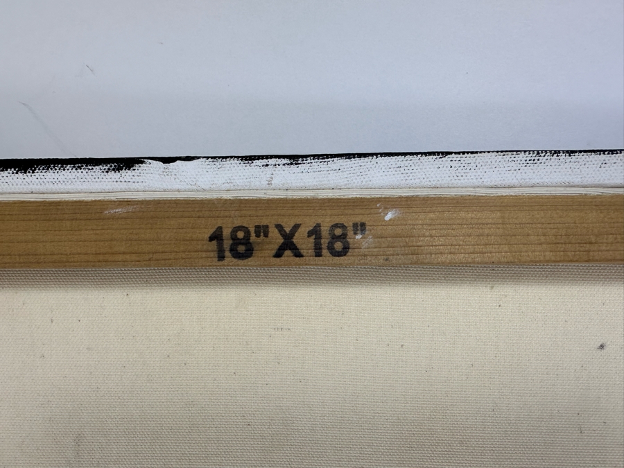 Artist Signed Roz Original Oil on Canvas Sheep Painting [Photo 5]