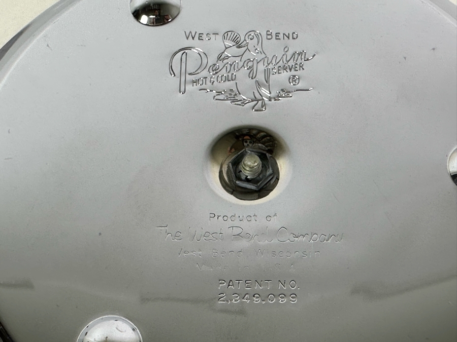 Vintage West Bend Penguin Hot and Cold Server 8.5'H [Photo 4]