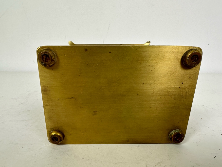 1980s Tiffany and Co. Brass Pagoda Clock, Not Working 4'W x 3'D x 8'H [Photo 8]