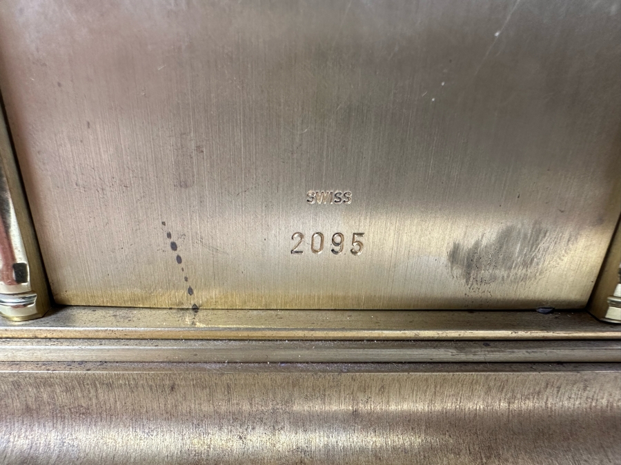 1980s Tiffany and Co. Brass Pagoda Clock, Not Working 4'W x 3'D x 8'H [Photo 6]