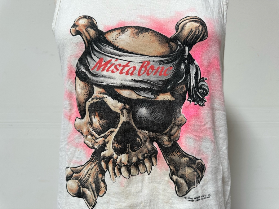 Vintage Mista Bone Rock Tank Top T-Shirt Women's Size M [Photo 3]