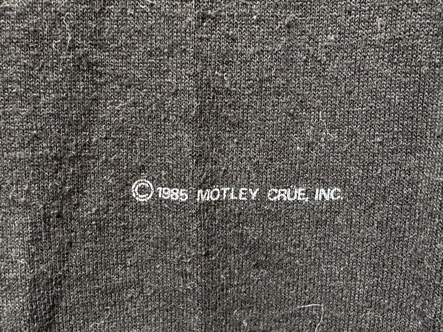Vintage 1985 Motley Crue Theatre Of Pain Tour Rock Concert T-Shirt Women's Size L [Photo 5]