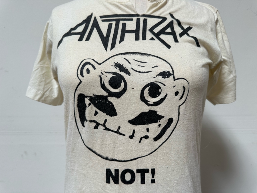 Vintage Anthrax Not! Rock T-Shirt Women's Size M [Photo 4]