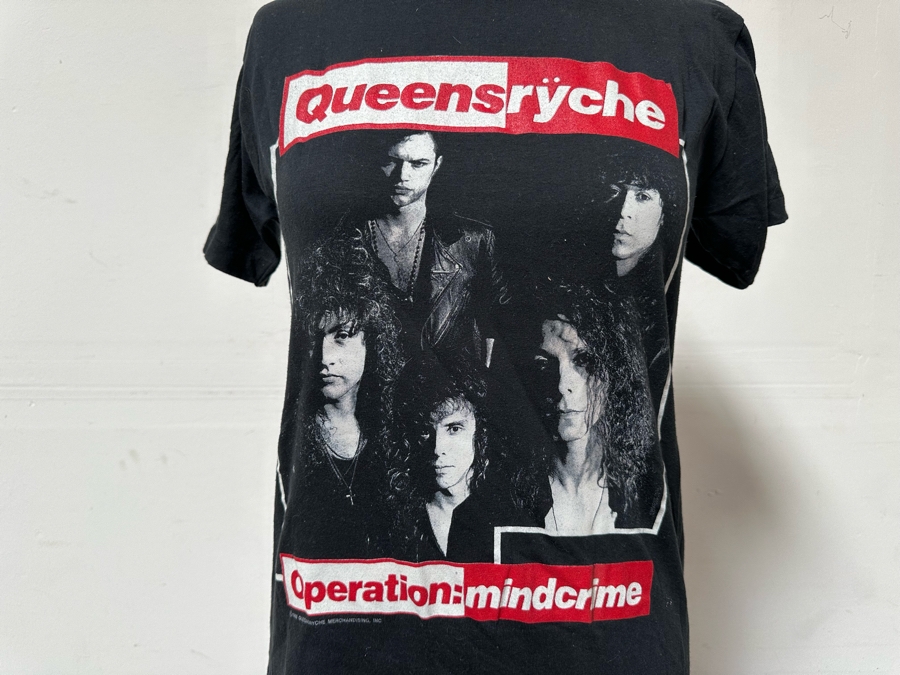 Vintage 1988 Queensryche Operation: Mindcrime Rock Concert T-Shirt Women's Size M [Photo 4]