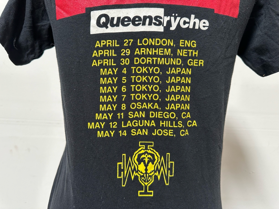 Vintage 1988 Queensryche Operation: Mindcrime Rock Concert T-Shirt Women's Size M [Photo 6]