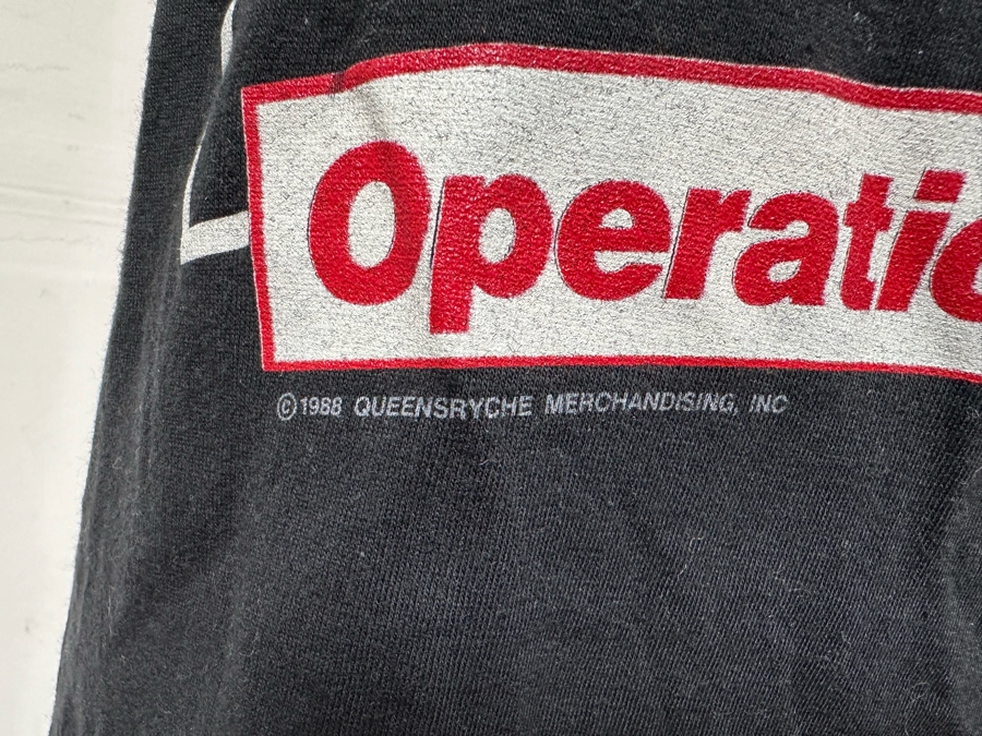Vintage 1988 Queensryche Operation: Mindcrime Rock Concert T-Shirt Women's Size M [Photo 5]