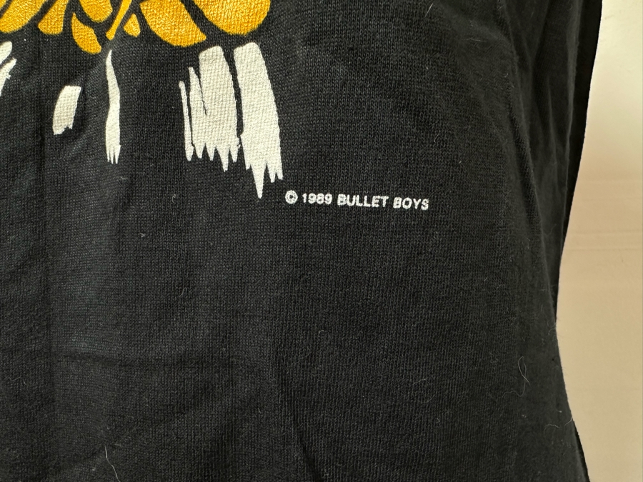 Vintage 1989 Bullet Boys Rock T-Shirt Women's Size M [Photo 5]