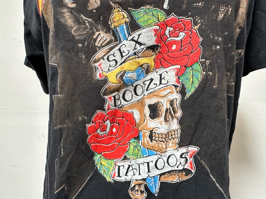 Vintage 1989 LA Guns Cocked & Loaded Tour Rock Concert T-Shirt Women's Size L [Photo 6]