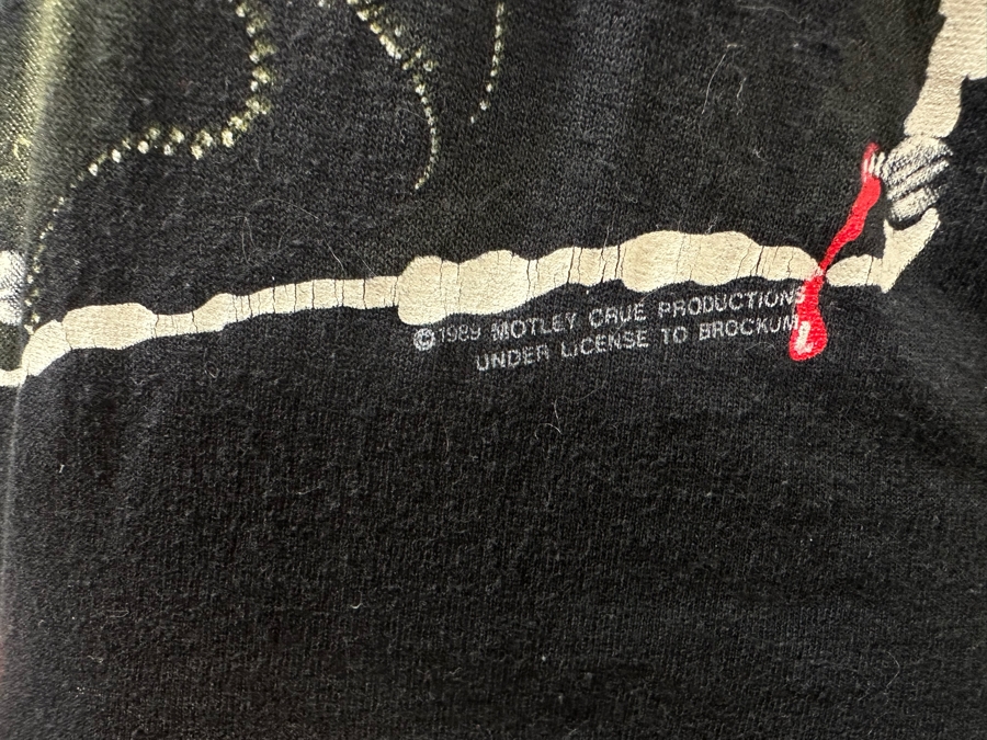 Vintage 1989 Motley Crue Dr. Feel Good Tour Rock Concert T-Shirt Women's Size M [Photo 8]