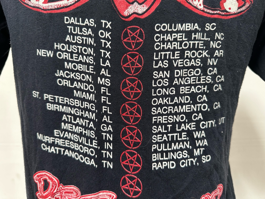 Vintage 1989 Motley Crue Dr. Feel Good Tour Rock Concert T-Shirt Women's Size M [Photo 9]