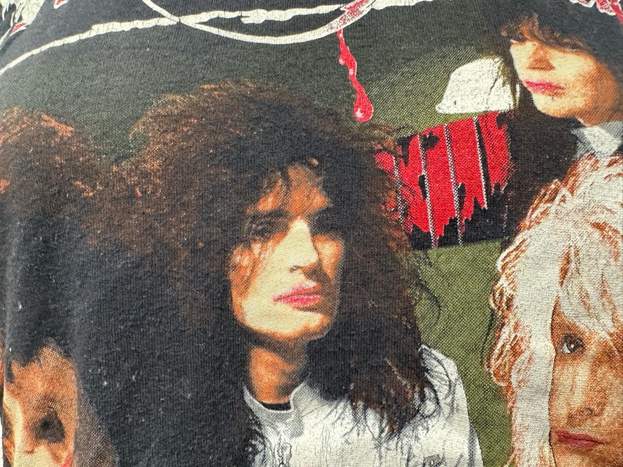 Vintage 1989 Motley Crue Dr. Feel Good Tour Rock Concert T-Shirt Women's Size M [Photo 5]