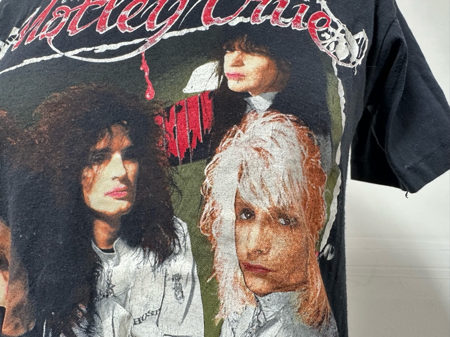 Vintage 1989 Motley Crue Dr. Feel Good Tour Rock Concert T-Shirt Women's Size M [Photo 6]