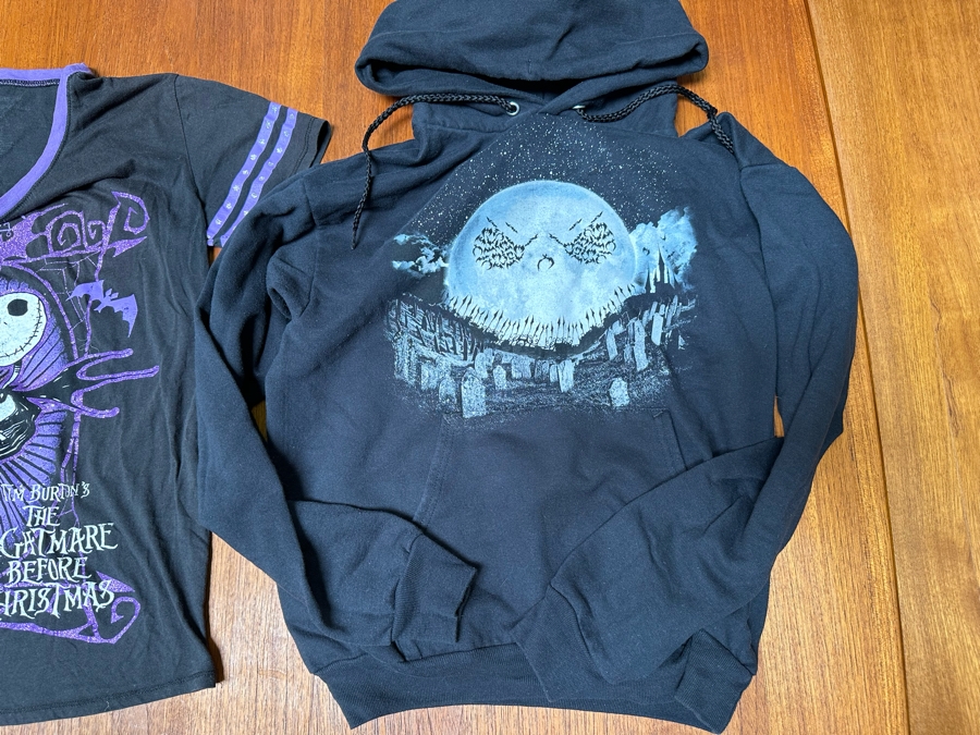 Disney Tim Burton's The Nightmare Before Christmas T-Shirt And Sweatshirt Hoodie Size S [Photo 5]