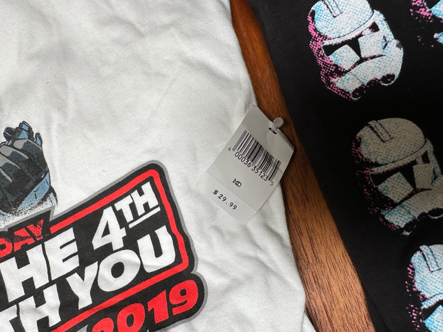 Ten Vintage Disney Star Wars T-Shirts / Sweatshirts Size S,M,XL [Photo 21]