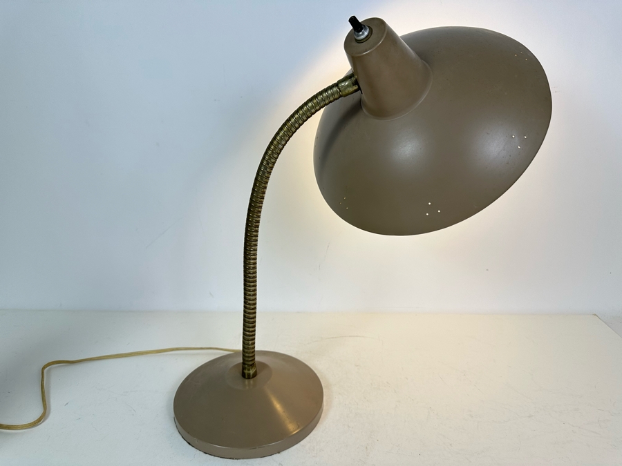 Vintage Articulating Metal Desk Lamp 17'H [Photo 2]